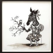 Richardt Hansen-kunstsamling-156 Fra Strange Days. Litografi af Julie Nord