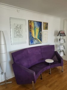 Madeleine Pyk i venteværelset